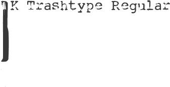 DK Trashtype Regular