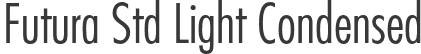 Futura Std Light Condensed