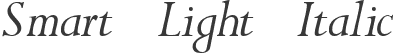 Smart Light Italic