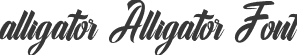 alligator Alligator Font