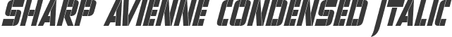Sharp Avienne Condensed Italic