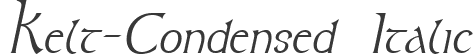 Kelt-Condensed Italic