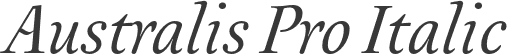 Australis Pro Italic