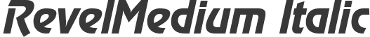 RevelMedium Italic