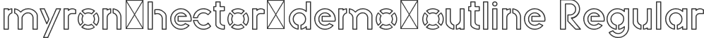 myron-hector-demo-outline Regular