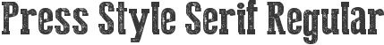 Press Style Serif Regular