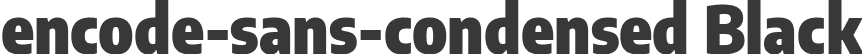 encode-sans-condensed Black