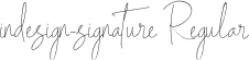 indesign-signature Regular