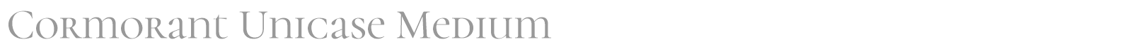 Cormorant Unicase font preview