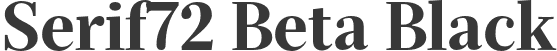 Serif72 Beta Black