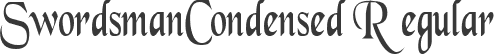 SwordsmanCondensed Regular