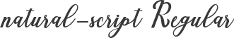 natural-script Regular