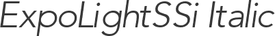 ExpoLightSSi Italic