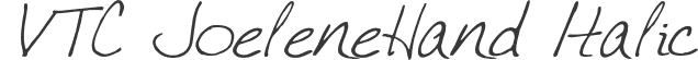 VTC JoeleneHand Italic