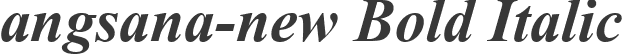 angsana-new Bold Italic