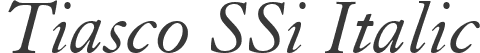 Tiasco SSi Italic