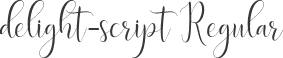 delight-script Regular