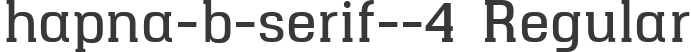 hapna-b-serif--4 Regular