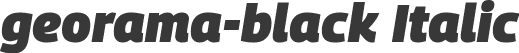 georama-black Italic
