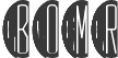 Black Oval Monogram Regular