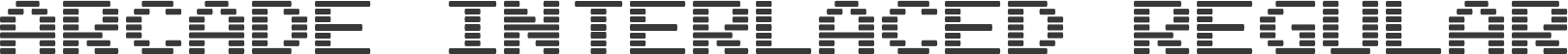 Arcade Interlaced Regular