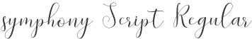 symphony Script Regular