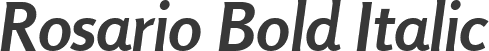 Rosario Bold Italic