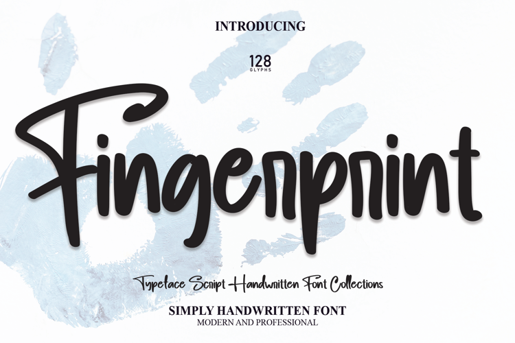 Fingerprint Font