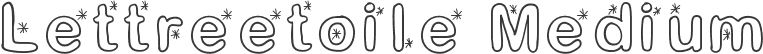 Lettreetoile Medium