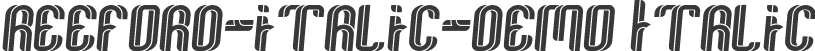 reeford-italic-demo Italic