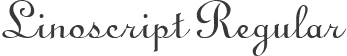 Linoscript Regular