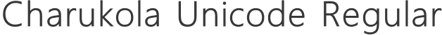 Charukola Unicode Regular