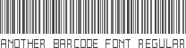 Another barcode font Regular