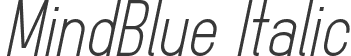 MindBlue Italic