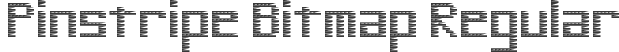 Pinstripe Bitmap Regular