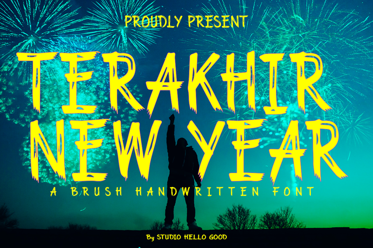 Terakhir New Year Font