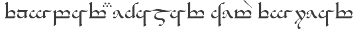 Tengwar Eldamar Alt Regular