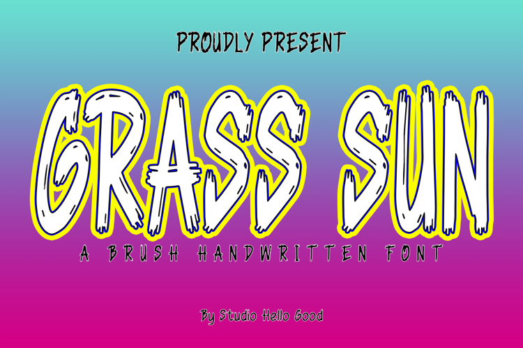 Grass Sun Font