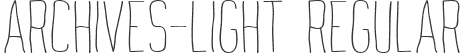 archives-light Regular