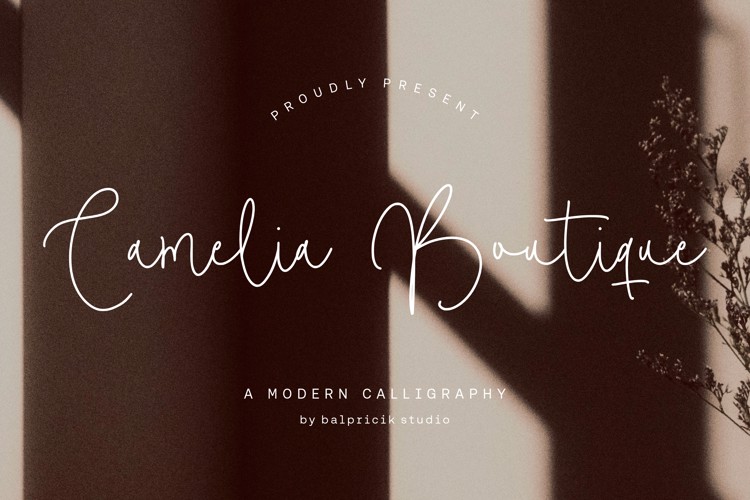 Camelia Boutique Font