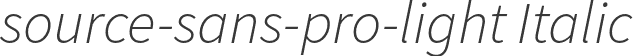 source-sans-pro-light Italic