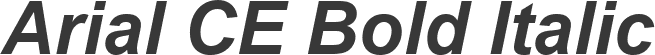 Arial CE Bold Italic