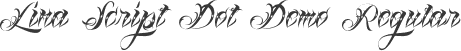 Lina Script Dot Demo Regular