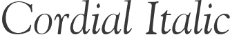 Cordial Italic