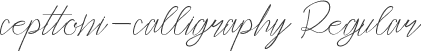 cepttoni-calligraphy Regular