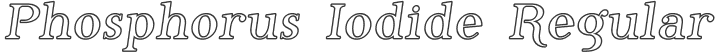 Phosphorus Iodide Regular