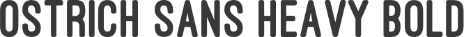 Ostrich Sans Heavy Bold