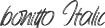 bonitto Italic