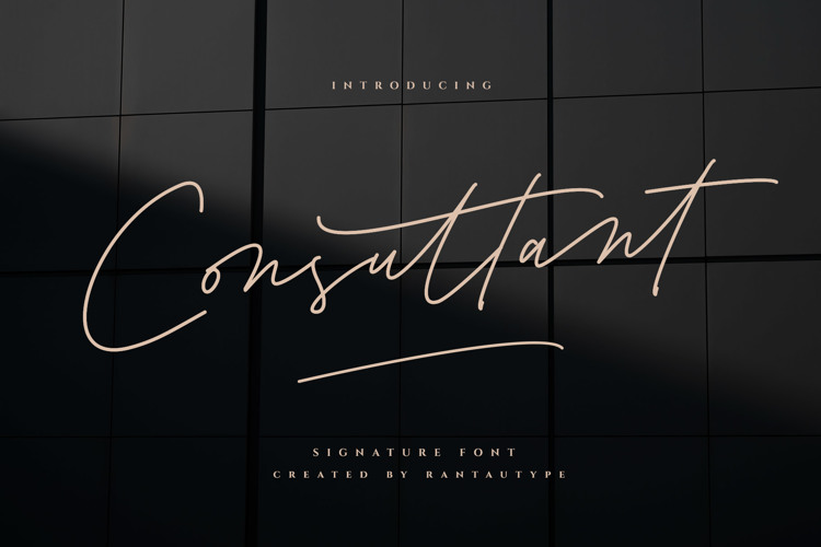 Consultant Font