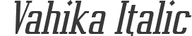 Vahika Italic